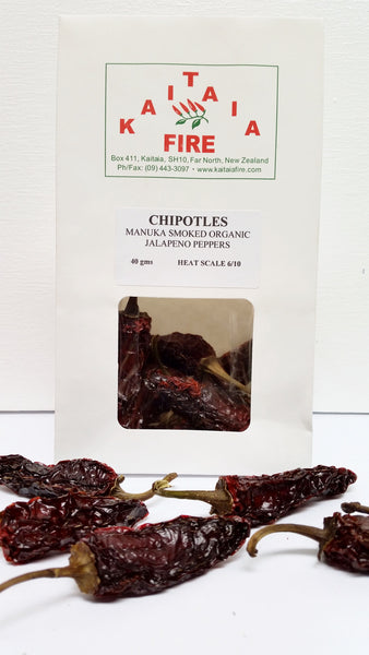 Dried Chipotles - Manuka smoked jalapenos 40g