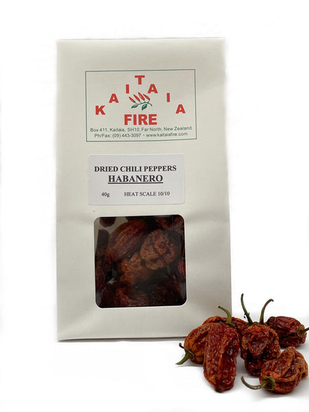 Dried Habanero Peppers 40g