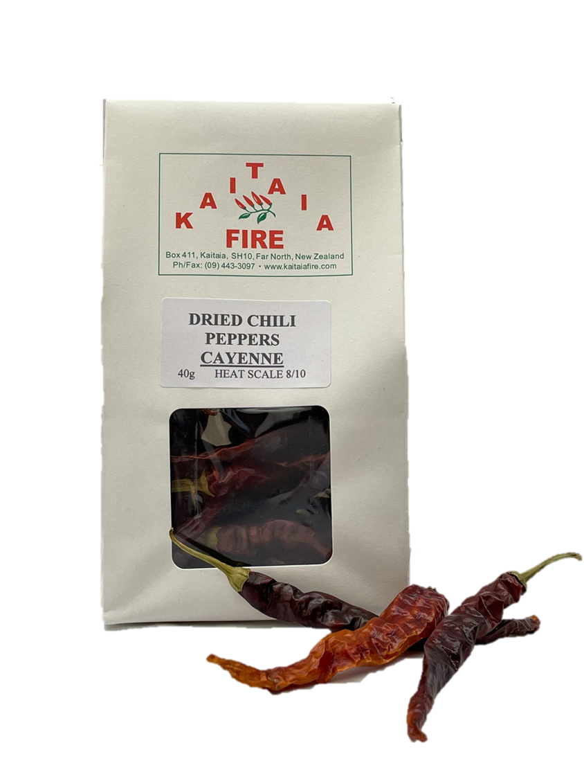 Dried Cayenne Peppers 40g