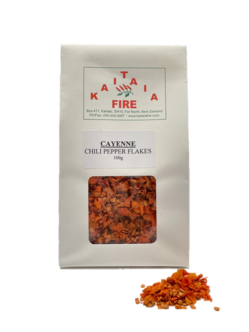 Chili Flakes - Dried Cayenne 100g